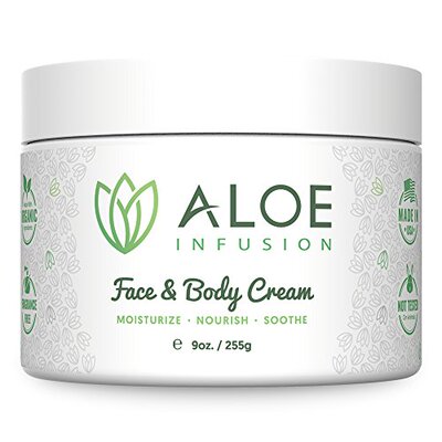 新品Aloe Infusioln Body and Face Moisturizer - All Natural E