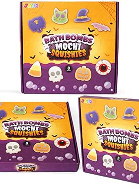 新品JOYIN Hallioween Bubble Bath Bombs Set  8 Pack Halloween
