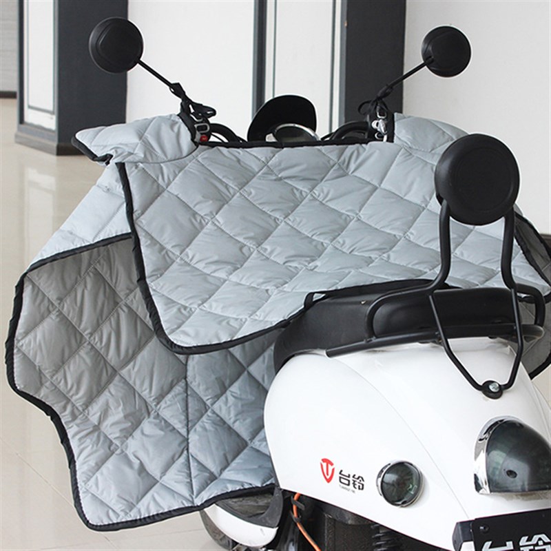 极速电动摩托车挡风被四s季电瓶车中厚款双面防雨水春秋四季通用
