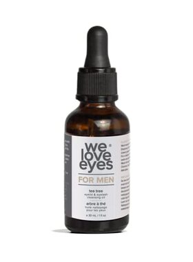 新品All Natgural Tea Tree Eyelid Cleansing Oil for Men - We