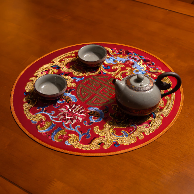 极速刺绣茶席新中式禅意布艺茶杯垫茶垫防烫隔O热垫子茶桌垫布防,居家布艺,餐垫,淘宝优惠券,粉丝福利购,淘宝优惠卷