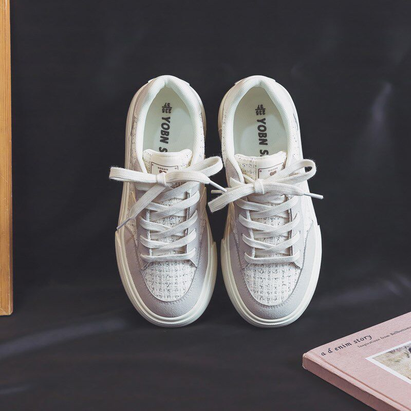 极速2026夏季新款平底白色透气帆布鞋女款小众Q百搭休闲鞋板鞋小