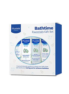 新品Mustela Baby Bath Time Essentials Gift SPet - Natural &