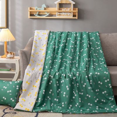 极速抱枕被子多功能全棉汽车w靠枕垫枕午休被办公室午睡毯子靠枕