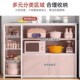 极速厨房置物架落地多p层餐边收纳柜子多功能家用微波炉储物柜靠
