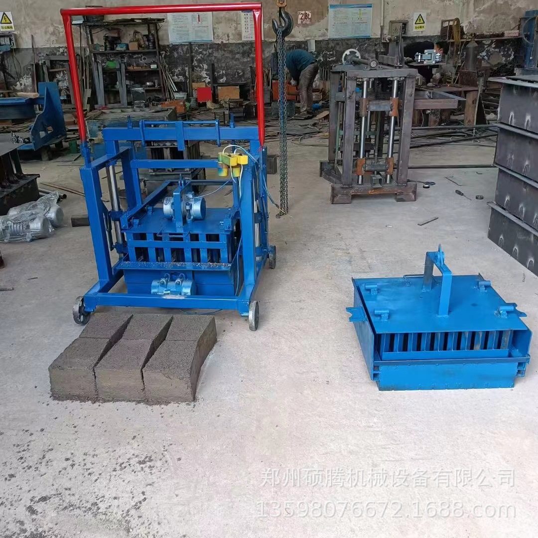 家用手推式移动制砖机 小型手动半自动黏土制砖机 220V免烧砖机,电子元器件市场,电线扎带/束线带,淘宝优惠券,粉丝福利购,淘宝优惠卷