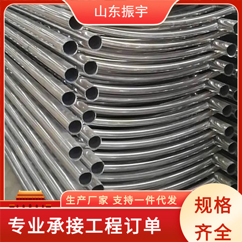 S304不锈钢护栏河道防护栏不锈钢复合管护栏道路交通防撞护栏