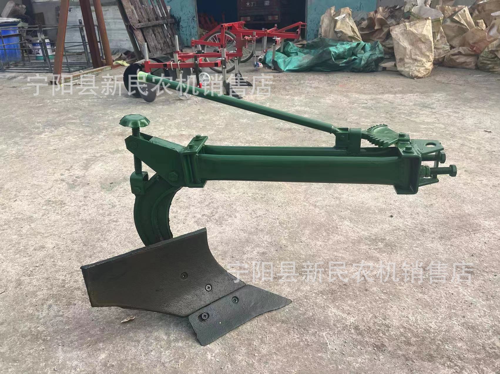 手扶车带动翻转犁单面犁双面犁小型耕地犁有现货操作简单