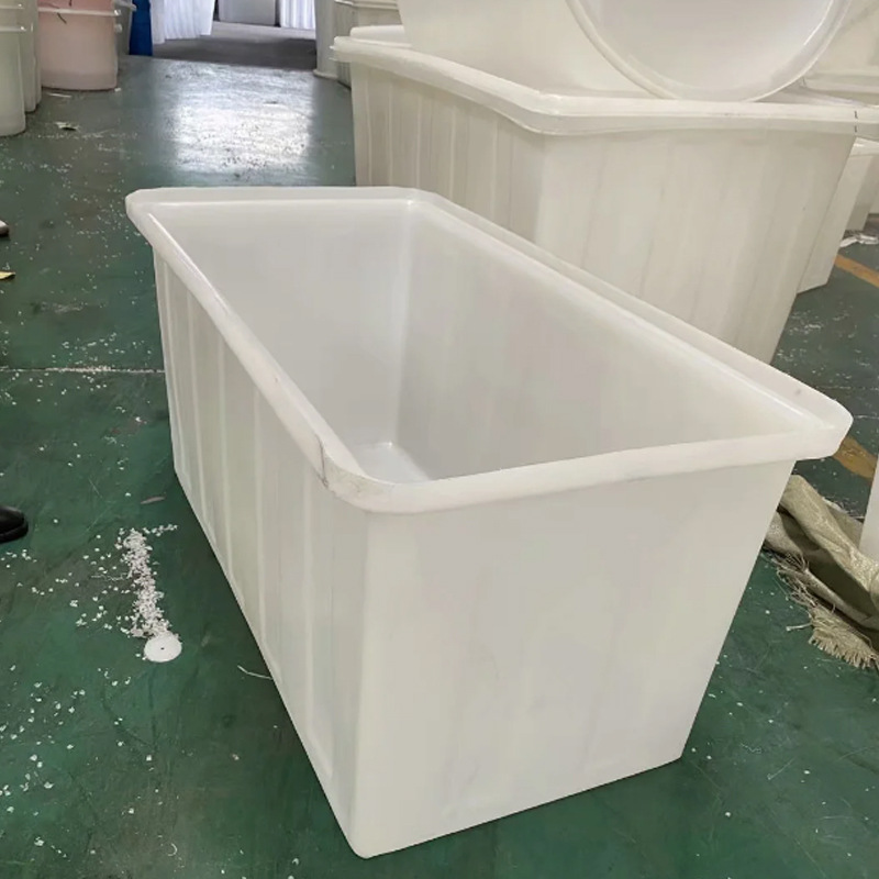 900升长方形大号塑料牛筋水箱水产养殖箱加厚塑胶箱滚塑PE方箱