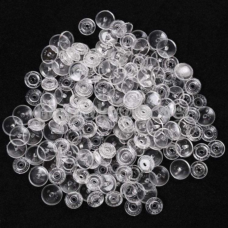 T3T5T8子母扣透明塑料四合扣华联KAM全透明四合按扣环保服装暗扣