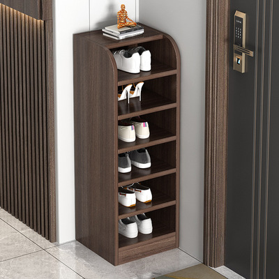 实木鞋架家用门口小型墙角窄多层置物架简易省空间经济型收纳鞋柜