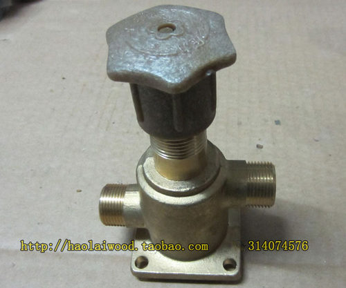 36老式调压阀回水体40 55 58型四孔高压清洗机洗车泵器4孔铜