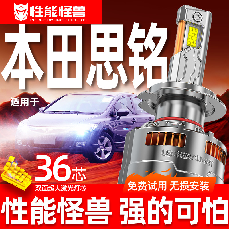 【思铭专用LED大灯】超亮聚光
