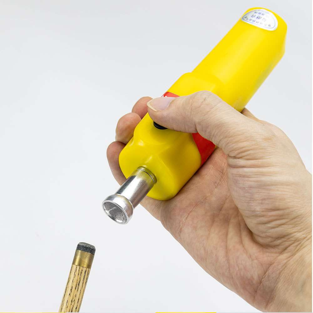 台球杆皮头电动打磨器台球皮头修理工具形桌球杆换枪头弧度修杆器
