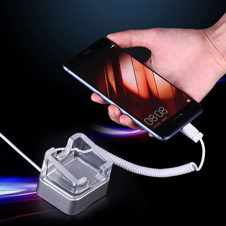 店铺安防平板充电报警器通用警示报警连手机体验柜台防盗器展示架