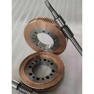 蜗杆45钢高频淬火涡轮黄铜铝青铜锡青铜齿轮传动减速机配件可定制