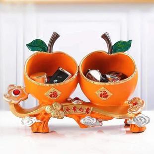 柜喬遷玄關(guān)入戶擺件裝 鹿進(jìn)門口鑰匙新居鞋 飾品擺飾放招財(cái)收納家居