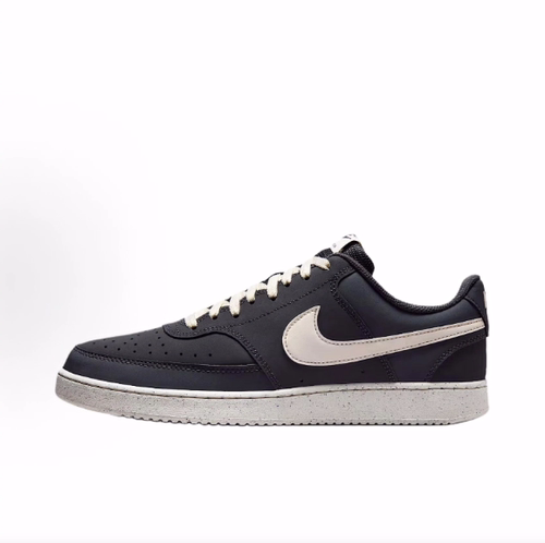 Nike Court Vision 经典舒适 低帮 板鞋 男款 黑白