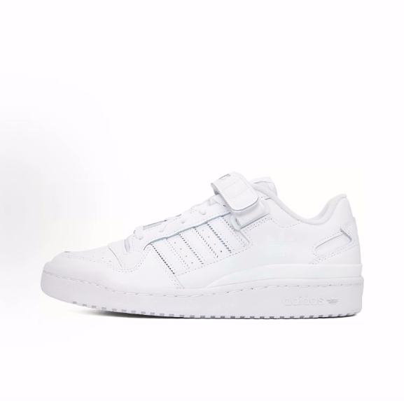 adidas originals FORUM Low 舒适百搭低帮板鞋男女同款白色图片