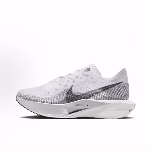 Nike ZoomX Vaporfly Next% 3 轻便柔软碳板低帮跑步鞋女款白灰