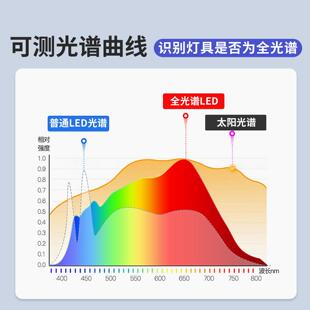 光谱照度计检测仪植物高精度数字频闪光照度仪测光仪色温测试仪