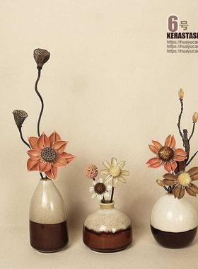 禅意摆件家居饰品客厅摆设博古架房间玄关柜餐边柜茶桌新中式装饰