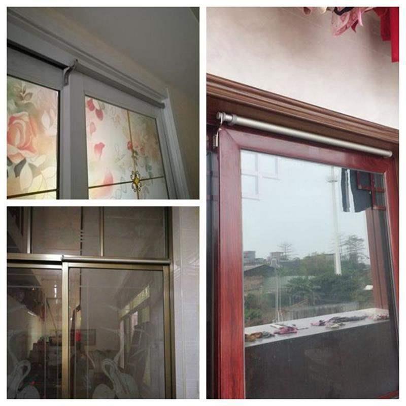 移门闭门器缓冲阻尼铝合金推拉门玻璃门平移门简易家用自动关门器