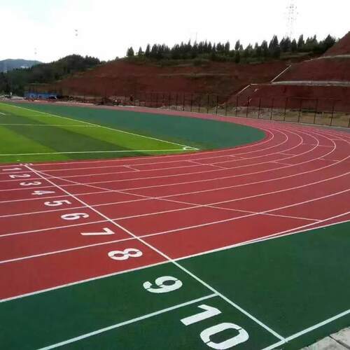 塑胶跑道材料epdm橡胶颗粒学校操场户外跑道塑胶地坪运动场施工