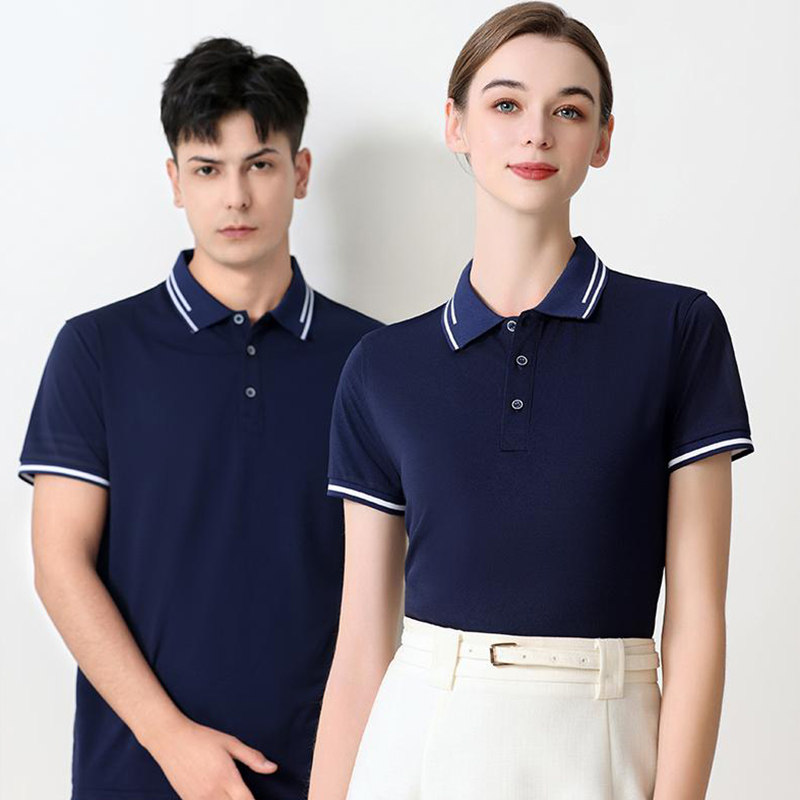 工作服定制T恤工衣订做夏季速干纯棉广告文化POLO衫短袖印字LOGO