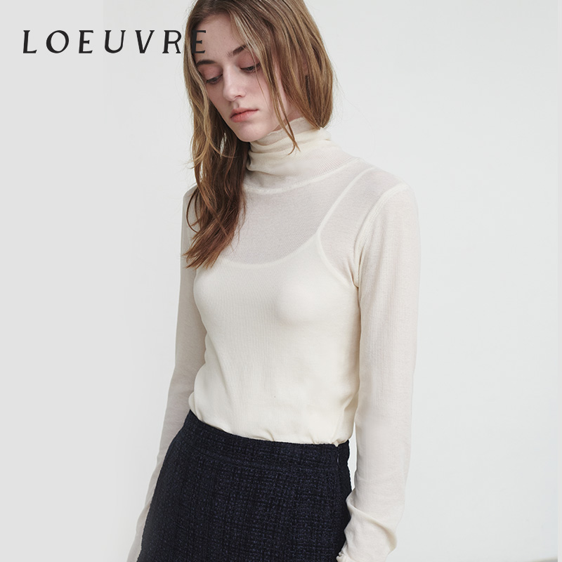loeuvre莫代尔高领打底衫女