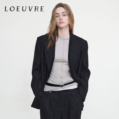 loeuvre针织衫女修身打底衫