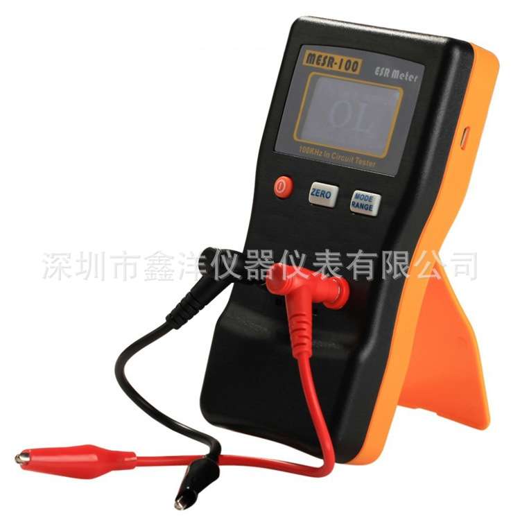 晶研数显自动量程电解电容ESR表 电容内阻MESR-100智能版在线测量