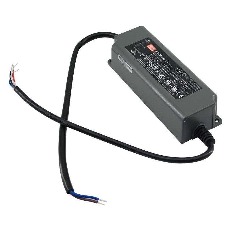 明纬PWM-60LED驱动器12V/24V/36V/48V 防水IP67调光开关电源