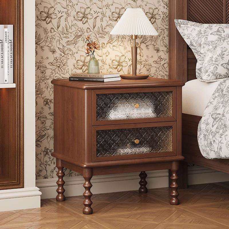 美式简约复古高档全实木小床头柜中古风床边储物柜家用卧室收纳柜,农机/农具/农膜,其它农用工具,淘宝优惠券,粉丝福利购,淘宝优惠卷