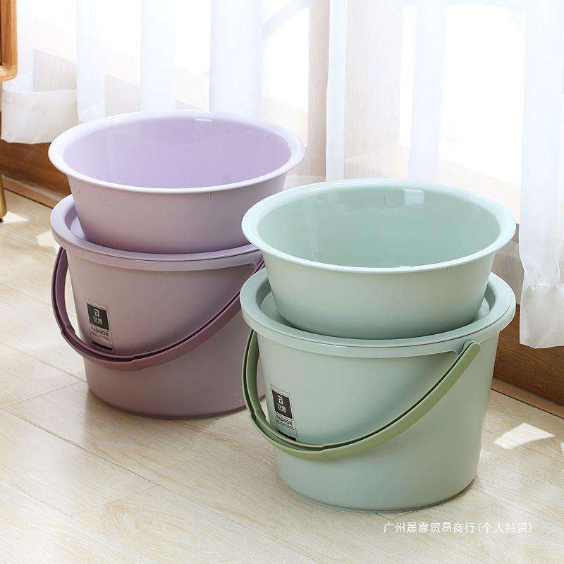 住校生开学桶盆套装学生宿舍生活洗漱用品住宿三件套脸盆水桶带盖