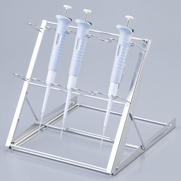可平放・竖立不锈钢移液器架 （多支） NIPS-TA5