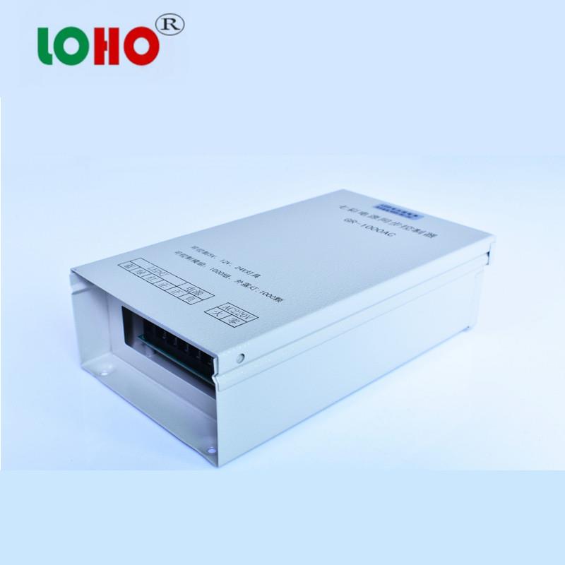 LED三路七彩防雨控制器 60A交流同步控制器 RGB-1000AC防雨控制器