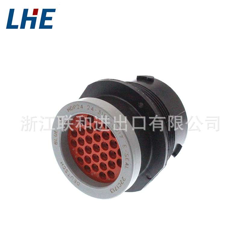 HDP24-24-31SE-L017 31芯圆柱通孔汽车 面板安装 承载母连接器