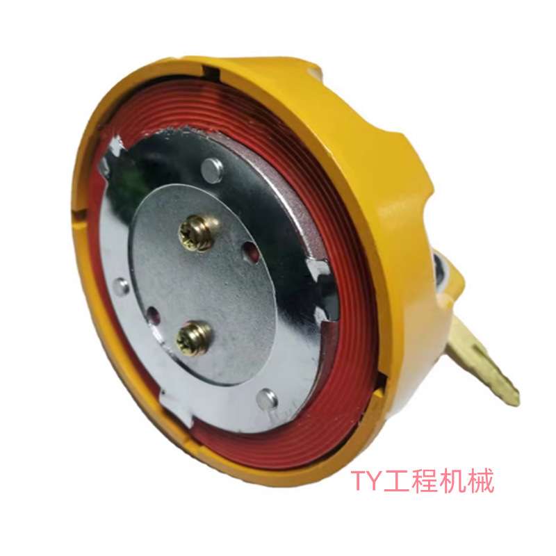 挖掘机专用柴油箱盖子PC200防尘防盗加油盖机械配件 大全