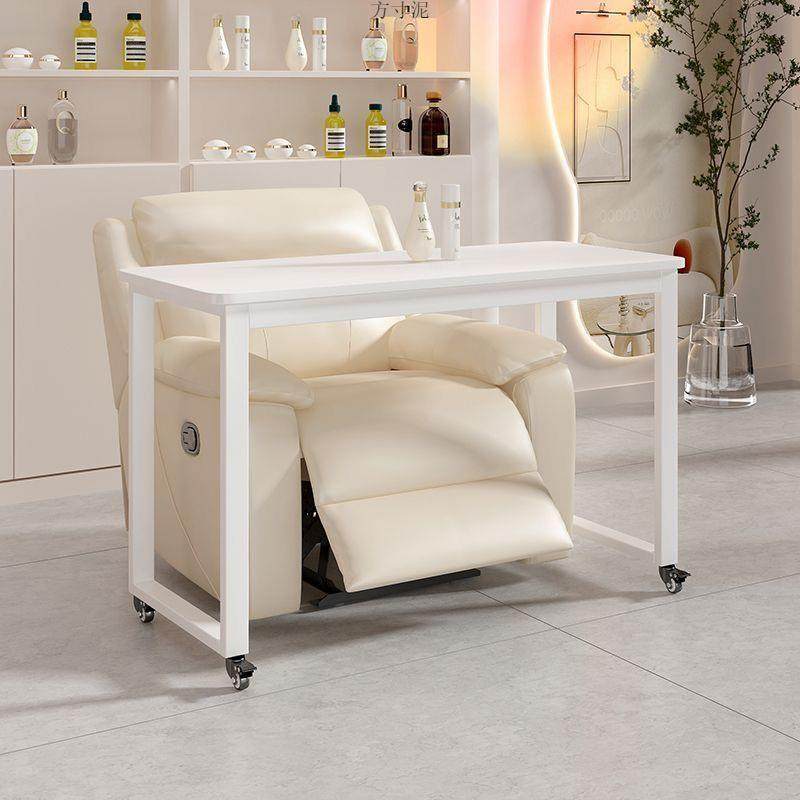 移动美甲加厚单层日式沙发桌带轮子现代简约多功能网红美甲店桌子