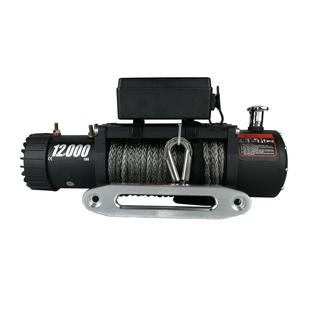 牵引自救电动绞盘 越野绞盘 12000LBS 4309KG尼龙绳绞盘
