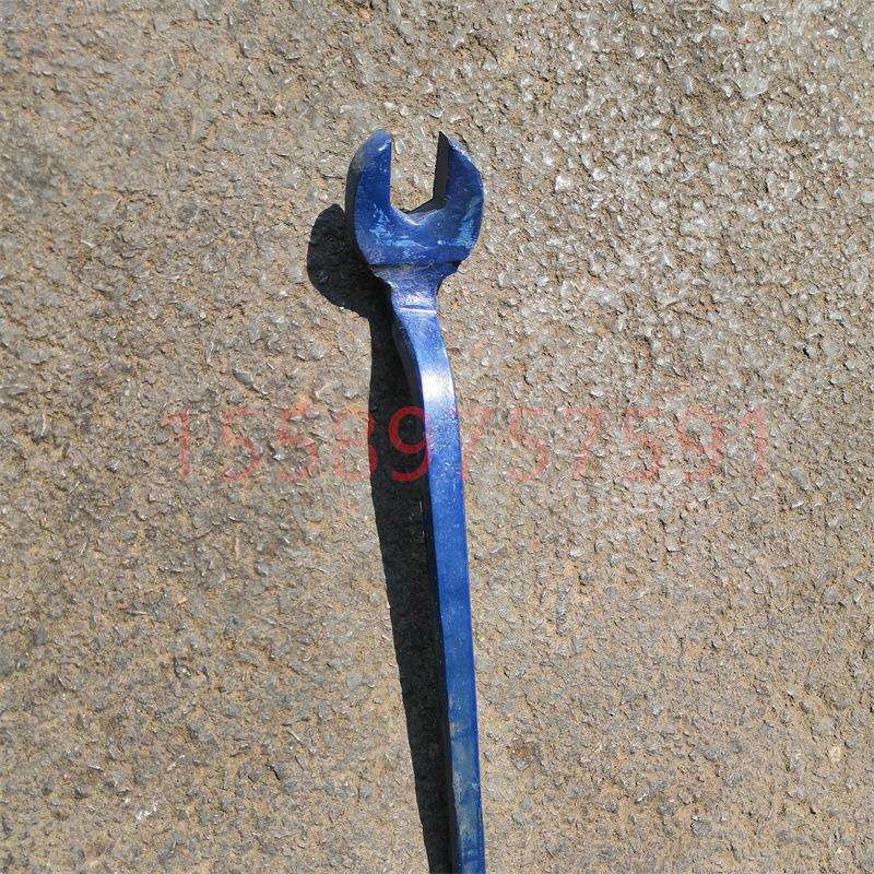 长柄单头呆扳子简易单头开口扳手M36轨道螺栓手动紧固机