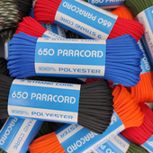 乐石九芯伞绳编织线降落伞兵绳耐磨绳子捆绑绳户外安全绳登山风绳