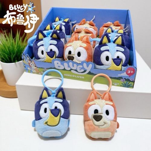 正品bluey布鲁伊毛绒挂饰