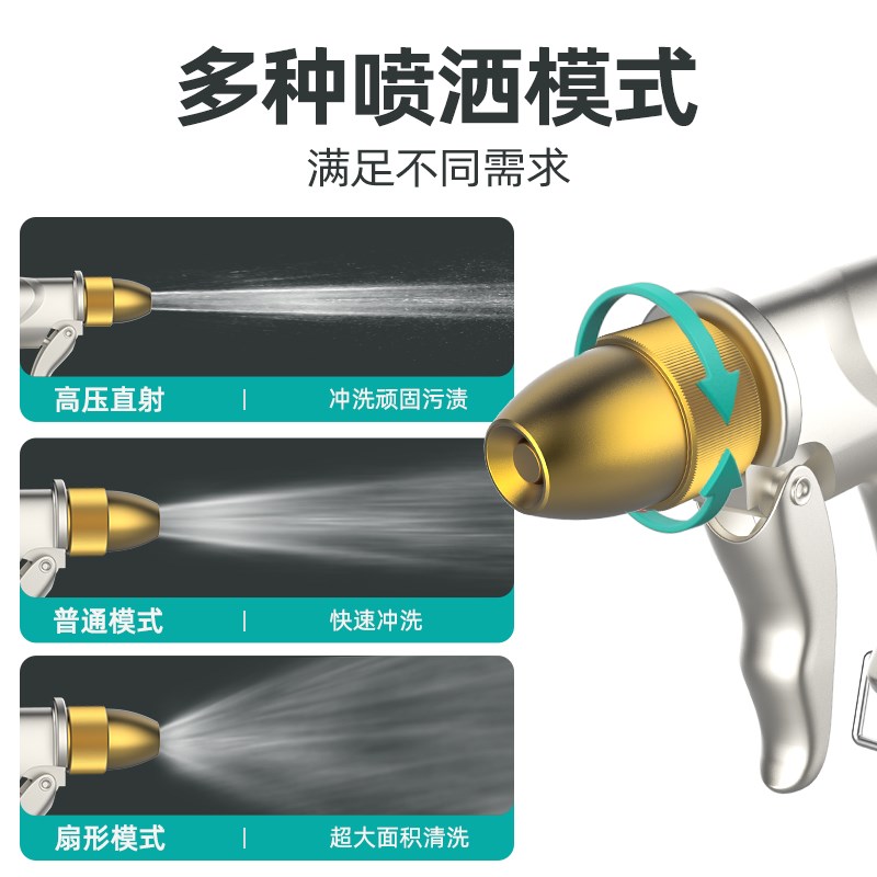 现货速发Aupers高压洗车水枪家用冲洗窗户神器水管收卷器软管收纳