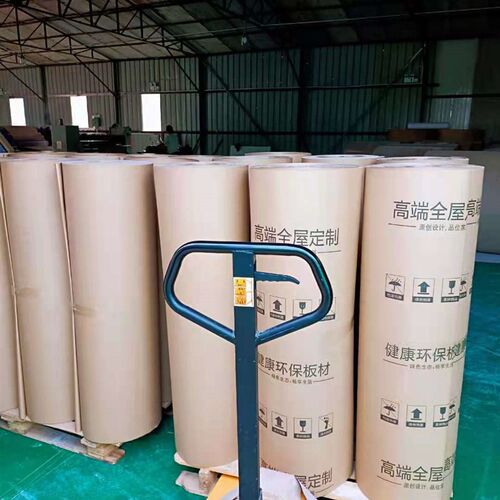 速发纸具瓦楞纸双层瓦楞卷卷印字纸皮家筒包装纸皮厂家打包纸