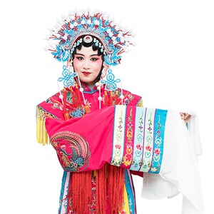 速发京剧越剧戏曲戏剧服装贵妃醉酒 五彩大宫装醉打金枝宫主娘娘