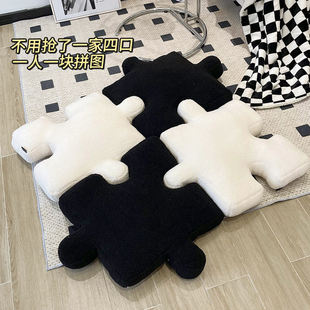速发可爱拼看坐垫懒人地上靠背客厅卧室榻榻米儿童垫书座毯屁图子