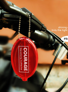 FS颂塑胶PVC零钱包门禁卡硬币美式复古潮玩钥匙扣包挂件绝版勇气