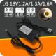 通用笔记本LG电脑显示器电源适配器19V2.1A充电器40W电源线1.7A